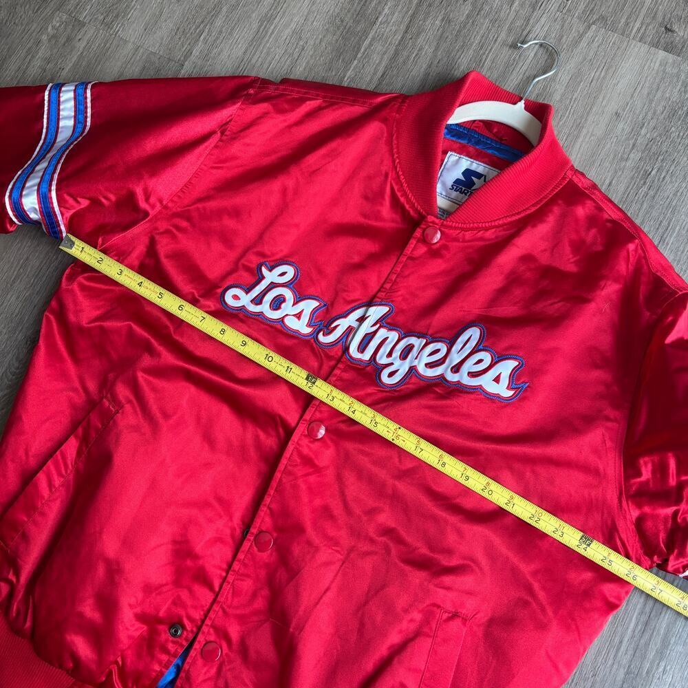 Los Angeles Clippers NBA Starter Jacket Varsity Satin Men's XL - Picture 9 of 9